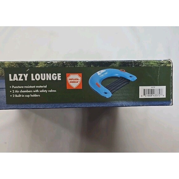Ozark trail lazy lounge-water lounge seat With cup holders Puncture Ressistant - Picture 5 of 8